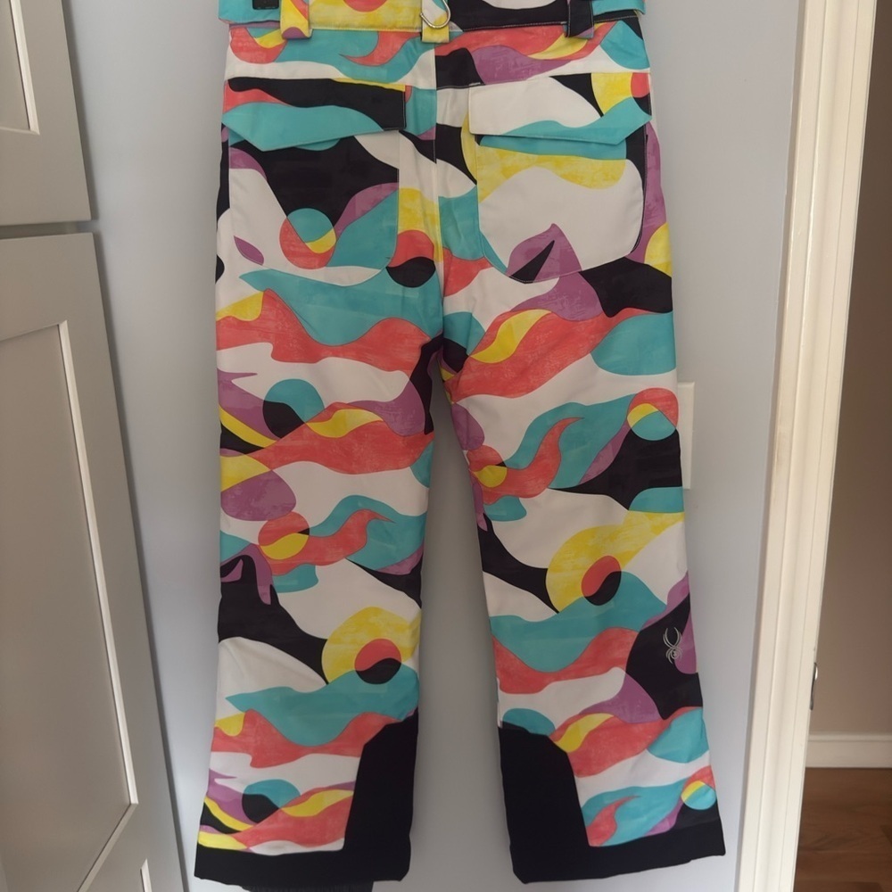 NWT Colorful Camouflage Snow Pants - Picture 6 of 7